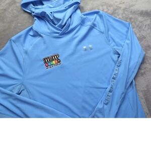 Under Armour ISO-CHILL M&M Racing Kyle Busch 18 Hoodie Gaiter Blue Men's S M&M's